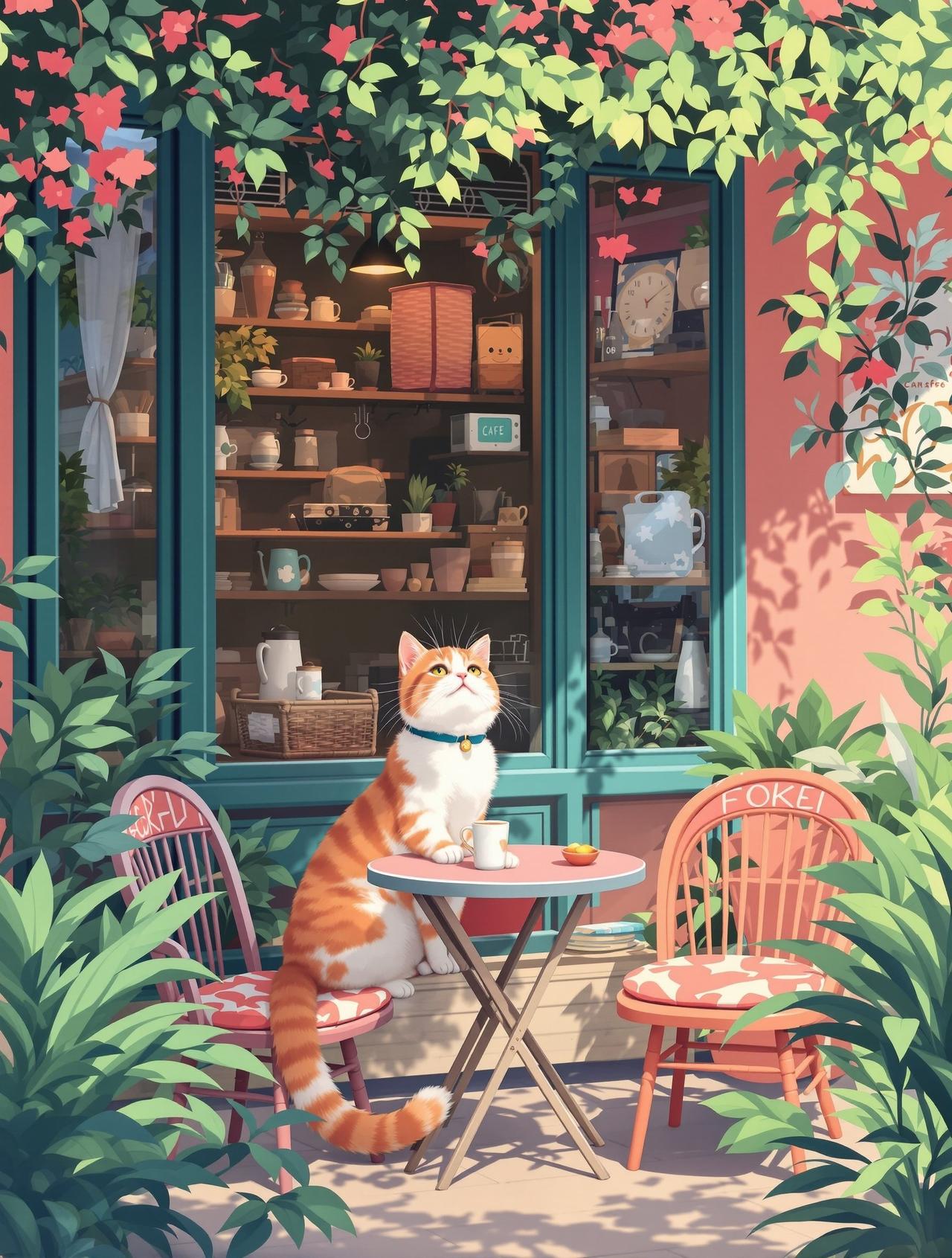 红果短句萌宠天地 - 猫咪咖啡馆的日常 红果短句 - 猫咪咖啡馆的日常